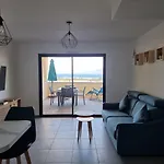 T2 Vue Mer Panoramique Terrasse 22M Plage A 9 Min A Pied Parking Prive Apartmán *