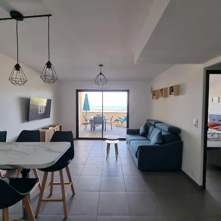Appartamento T2 Vue Panoramique Terrasse 22m à 9 Min à Pied Parking Privé Grosseto-Prugna
